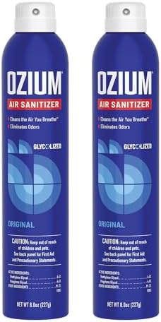 Ozium 8 Oz. Air Sanitizer & Odor Eliminator for Homes, Cars, Offi...