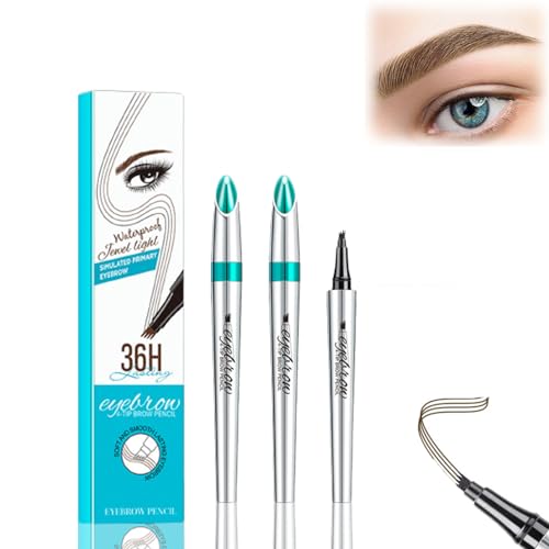 Atikisoi Microblading Eyebrow Pen, Atikisoi Eyebrow Pencil, Blapee Eyebrow Pencil, Blapee Eyebrow Microblading Pen - Eyebrow Pencil, Blapee Micro 4 Point Brow Pen, Brow Pencil Long-Lasting