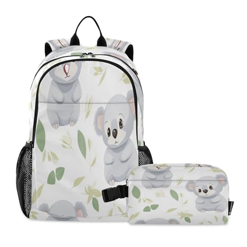 Sac à dos préscolaire et boîte à déjeuner Koala pour l'école maternelle