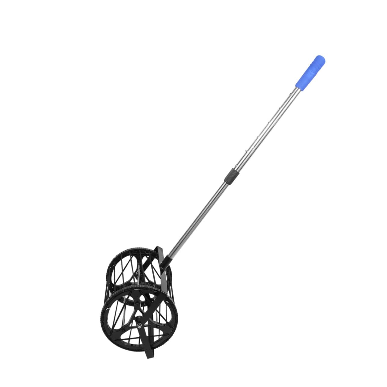 Toddmomy Trommelförmiger Tennistrainer mit Ballsammler für Tischtennis Training Tragbar und Verstellbar Nylon und Polyester Material Fassungsvermögen 125 Bälle
