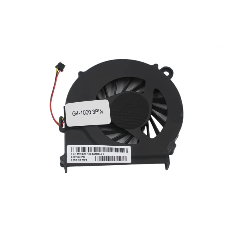 ULTRAZONE Laptop Internal CPU Cooling Fan for HP G4, G6, G7, CQ42, G42, CQ62, G62, CQ56, 3PIN 646578-001 3PIN, G6-2000 G4-2000 G7-2000 Series Laptop 683193-001 055417R1S