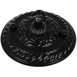 Lamparas Antiguas Techo DOITOOL Gancho Para Pantalla De Araña Placa De Cubierta De Lámpara Marquesina De Latón Antiguo Candelabro De Techo De Hardware Dosel De Latón Antiguo Sucursales Placa De Techo Acero