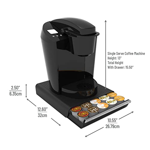 image for Mind Reader Single Serve Coffee Pod Drawer and Holder, 30 Capacity Cof