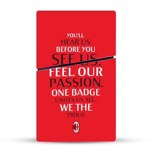 Skin AC Milan PS5 Slim Disc en Vinyle Art Typographique - 2