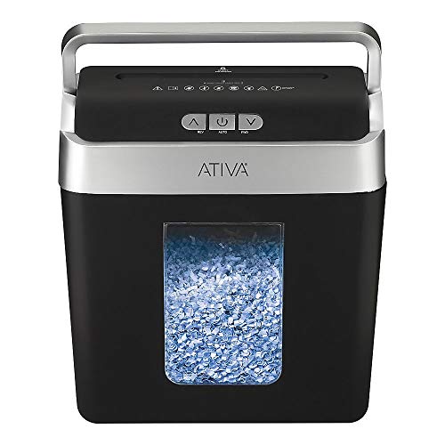 Ativa 8 Sheet Micro-Cut Lift-Off Shredder with Handle, OMM83B