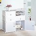 HOMCOM Armario Modular Plástico Estantería 6 Cubos Ropero Zapatero Aparador Combinado Pegatinas Adhesivas Decorativas Ropero Zapatero Combinado Mueble Organizador Ropa Zapatos Accesorios Juguetes