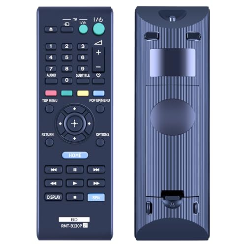 GOUYESHO Télécommande de Rechange RMT-B120P pour Sony DVD Home Cinema System pour Blu-Ray BDP-S185 BDP-S186 BDPS185 BDPS186 pour télécommande Sony