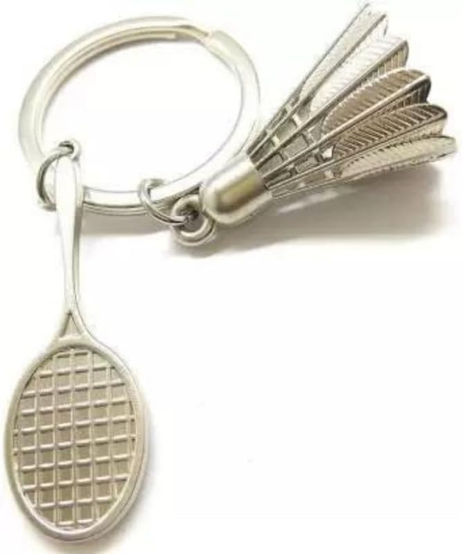 H N Enterprises Badminton Racket Keychain Male Female Sports Keychain Key Chain