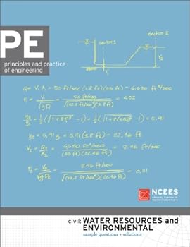 Paperback PE Civil: Water Resources and Environmental Sample Questions and Solutions Book