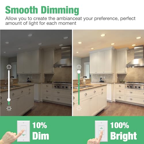 Degnju JZ-MGBR30 12 Pack Br30 Led Recessed Light Bulb, Dimmable Indoor Flood Light Bulbs Cri80 7W Equivalent 65W 2700K Soft White 650 Lumens thumb #5