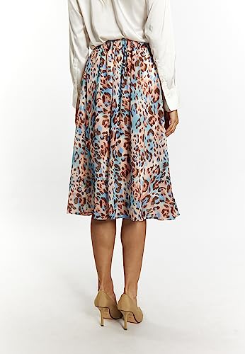 Jupe avec imprimé léopard multicolore COBIE taille L vêtement tendance - 4