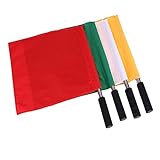 Sport-signalflagge: schiedsrichterflaggen. diese flaggen sind aus material gefertigt, langlebig und langlebig.