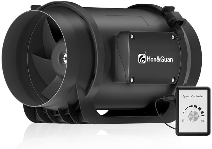 Hon&Guan 6 inch Inline Duct Fan
