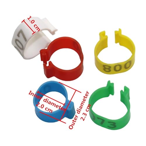 Anneaux de pied numériques de volaille pour organiser votre basse-cour - 4