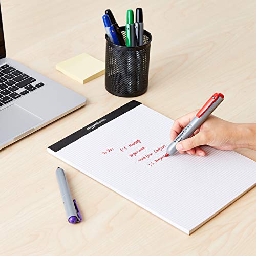 Amazon Basics Jumbo Retractable Permanent Markers - Assorted Colors, 6 Count #TOP5