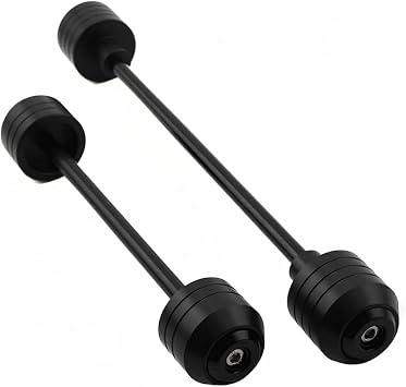 Crash Protector Frame Slider Compatible With NINJA ZX6R ZX10R ZX14R ZX10RR ZX6RR ZZR1400 Front Rear Wheel Axle Fork Swing Arm Crashing Pad Protection Plastic Black,ZX-6R 2007-2008