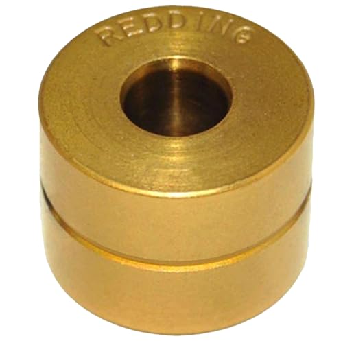 Redding Reloading Titanium Nitride 1/2'' O.D. x 3/8'' Long Neck Sizing Bushing (76288) | Precision Steel Reloading Bushing with Increased Surface Hardness & Reduced Sizing Friction