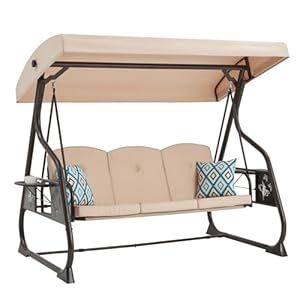 ZZW 3-Sitzer Verandaschaukel mit Ständer
