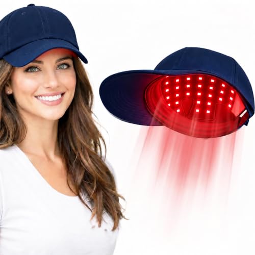 Auarwood LLLT Laser Hair Growth Cap, 650nm Red Light Therapy Cap, Black | Full Scalp Coverage Hair...
