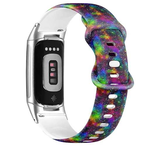Fitbit Charge 5 / Fitbit Charge 6 \tgVRvoh (邭JtȉF_) \tgX|[cXgbvuXbgXgoh fB[X Y