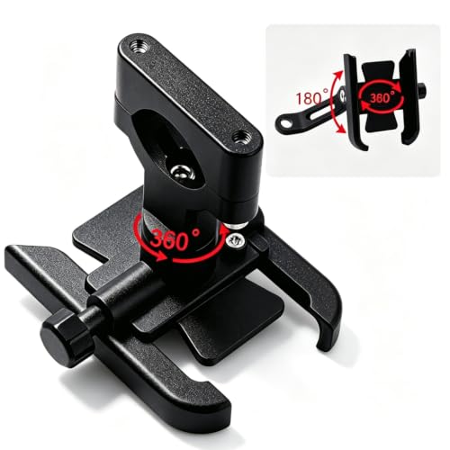 Image of for Vespa LX LXV Sprint GTS GTV 50 150 250 300 300ie Accessories Motorcycle Handlebar Mobile Phone Holder GPS Stand Bracket,Handlebar Black
