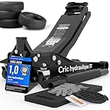 Protection contre les chocs et les éraflures - Équipé de protections en mousse sur les poignées, notre cric hydraulique 3t exta plat qui empêchent de glisser tout en protégeant votre véhicule des éraflures et des bosses. La surface d'appui rembourrée permet d'éviter tout contact direct entre le pont elevateur voiture et la surface du véhicule.