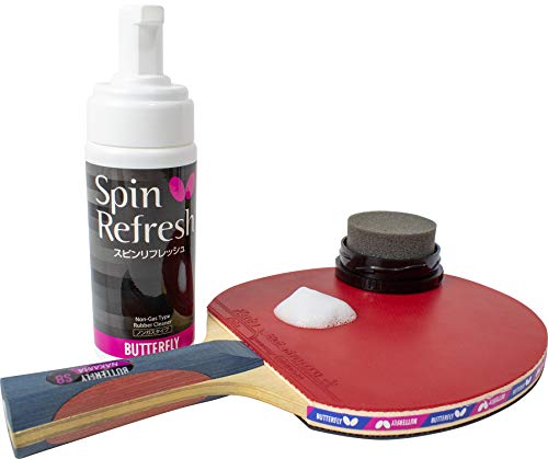 image for Butterfly Spin Refresh (Professional Foam Type Rubber Cleaner) - Clean