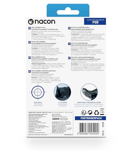 Pack Pro gaming pour manette PS5 Dualsense