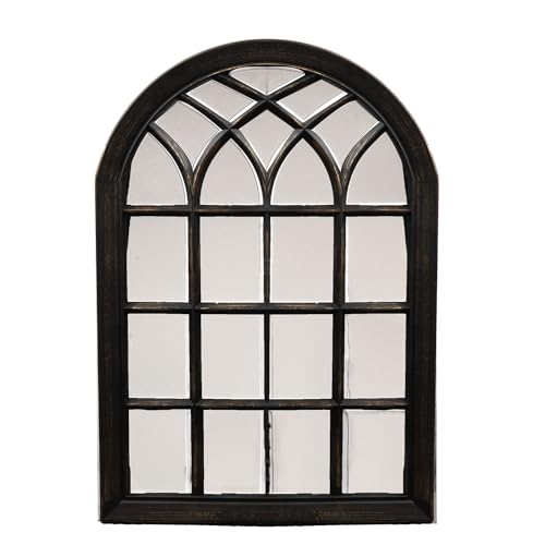 VFM e-Store Arched Garden Mirror Mirror for Gardens (Bronze)