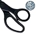 Leitz Schere Titan Anti-Haft, Hochwertige Haushaltsschere mit ergonomischem Griff, Klingen aus rostfreiem Stahl, Für zu Hause, Büro und Schule, Länge 20,5 cm, Schwarz, 54206095