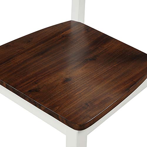 Harper & Bright Designs 6 Piece Dining Table Set With Bench, Wood Kitchen Table Set With Table And 4 Chairs, Ivory White And Cherry #TOP5