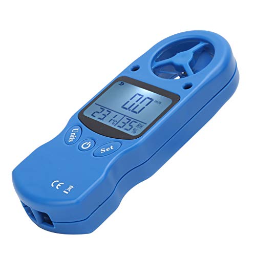 CFTGIW Mini Handheld Digital Anemometer Wind Speed Meter 0~30m S Temperature Tester Mini It Monitoring Compact Design Aviation of Wide Range Marine for Environmental Digital