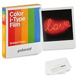 Polaroid Color I-Type Film for Now, Now+, i2 + Qualitäts-Fototuch, 8 Blatt