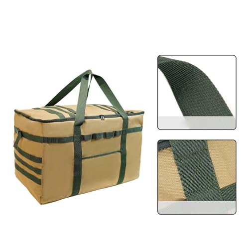 Heavy Duty Outdoor Gear Storage Bag for Camping and Hiking, Khaki4