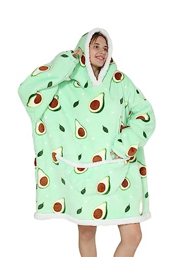 Pterygoid Hoodie Decke,Übergroße Hoodie Sweatshirt,super warm und...