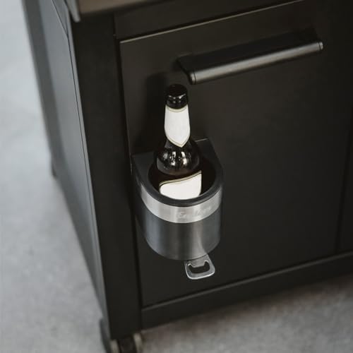 Enders Grill Mags Flaschenhalter, schwarz/edelstahlfarben, schwarz/edelstahlfarben