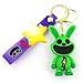 GUCHOICE Smiling Critters Keychains, Catnap Dogday Character Cartoon Keychains, Purse Backpack Handbag Charms for Boys and Girls (KickinChicken + Hoppy Hopscotch)