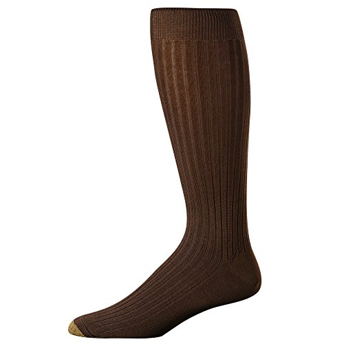 GOLDTOE mens Canterbury Over-the-calf Dress Socks, 3-pairs