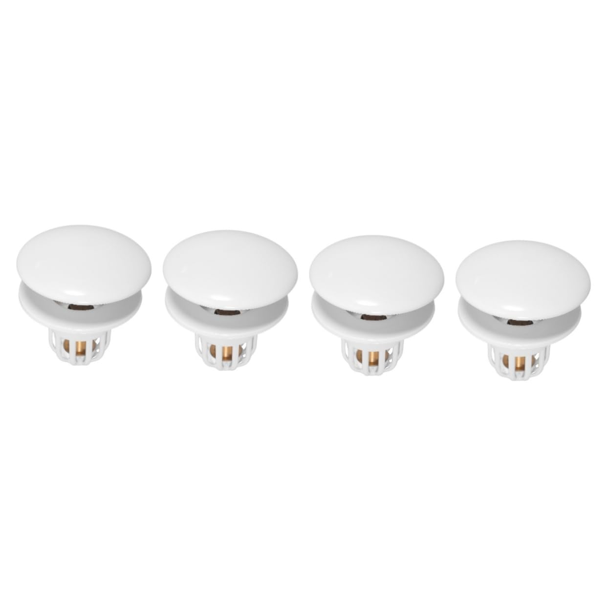 Uonlytech 4piezas Tapón De Drenaje para Lavabo Filtro Antibloqueo Diseño y Fácil Instalación Accesorio para Evitar Olores Baños y Cocinas