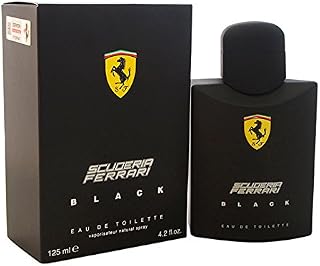Ferrari Scuderia Black Eau De Toilette Spray For Men, 4.2 Ounce