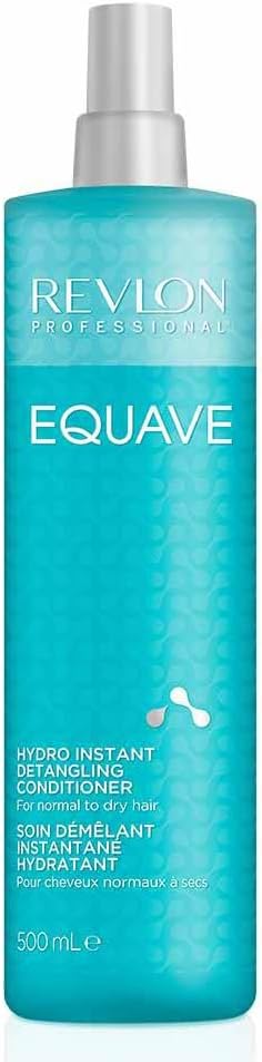 PROFESSIONAL EQUAVE HYDRO BI-PHASE DETANGLING CONDITIONER FOR NORMAL TO DRY HAIR, Detangling Conditioner, Leave-In Conditioner With Heat Protection, Hair-Smoothing Leave-In Conditioner – 500 ML