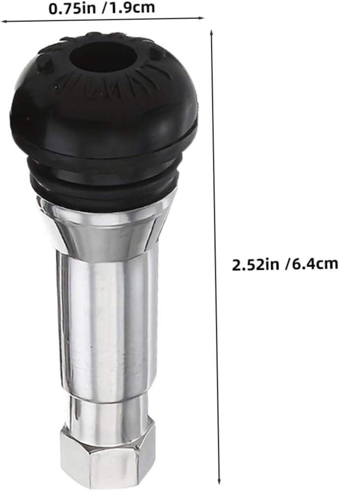 Unomor 5pcs Aluminum Alloy Tire Valve Stem Kit Tubeless Tire Valve Stem Easy Inflation Deflation