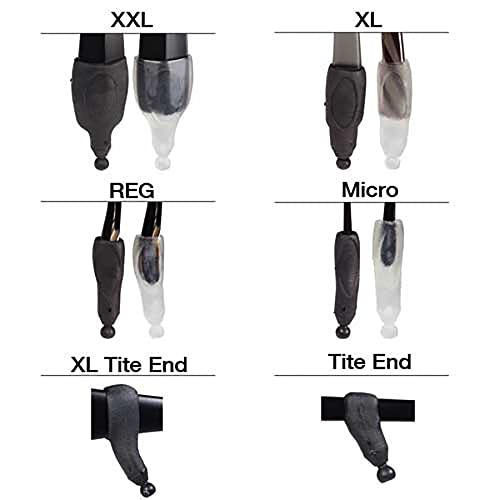 Image of Croakies Terra System Adjustable XL Tite End Black