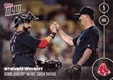 2016 Topps Now Baseball #318 Steven Wright Rookie Card w/Sandy Leon – His 1st Boston Red Sox card - Only 322 made!