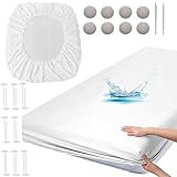 LANSKYLAN Matratzenschoner 90 x 200 Matratzenschutz Wasserdicht Matratzen Inkontinenzbezug Atmungsaktiv Matratzenauflage 90x200cm Matrazenschutzbezug Matratzenbezug für die Betten der Kinder