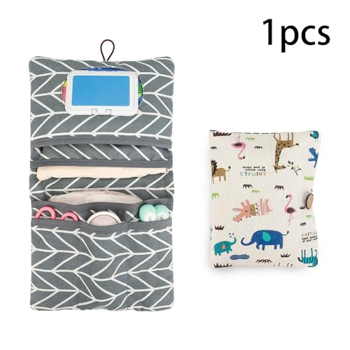 Bolso mini organizador para pañales y accesorios miniatura 7