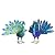 BAENRCY Small Peacock Statue Animal Sculpture Garden Decoration Metal Yard Art for Yard Outdoor Decoration (Green)