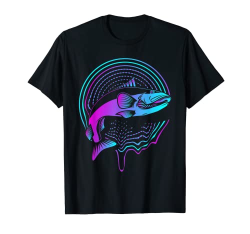 Walleye Pesca Retro Walleye Fish Camiseta