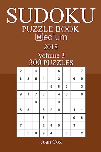 300 Medium Sudoku Puzzle Book - 2018