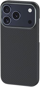 iPhone 18 Pro Max uyumlu Kılıf MagSafe Şarj Özellikli Benks ArmorAir 600D Kevlar Kapak C1 Siyah